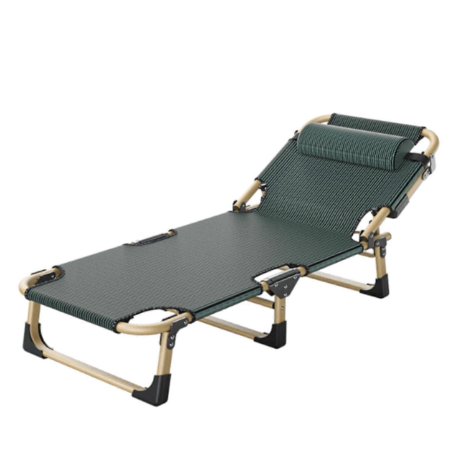 Folding Camping Bed Oxford Fabric Height Adjustable Camping Bed Breathable Folding Guest Bed Folding Bed