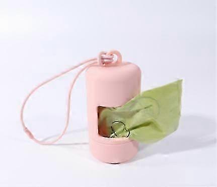 موزع كيس أنبوب حر اليدين ، حامل كيس أنبوب مقود ، موزع أكياس نفايات الأليفة المحمولة البلاستيكية - أكياس القمامة غير مدرجة