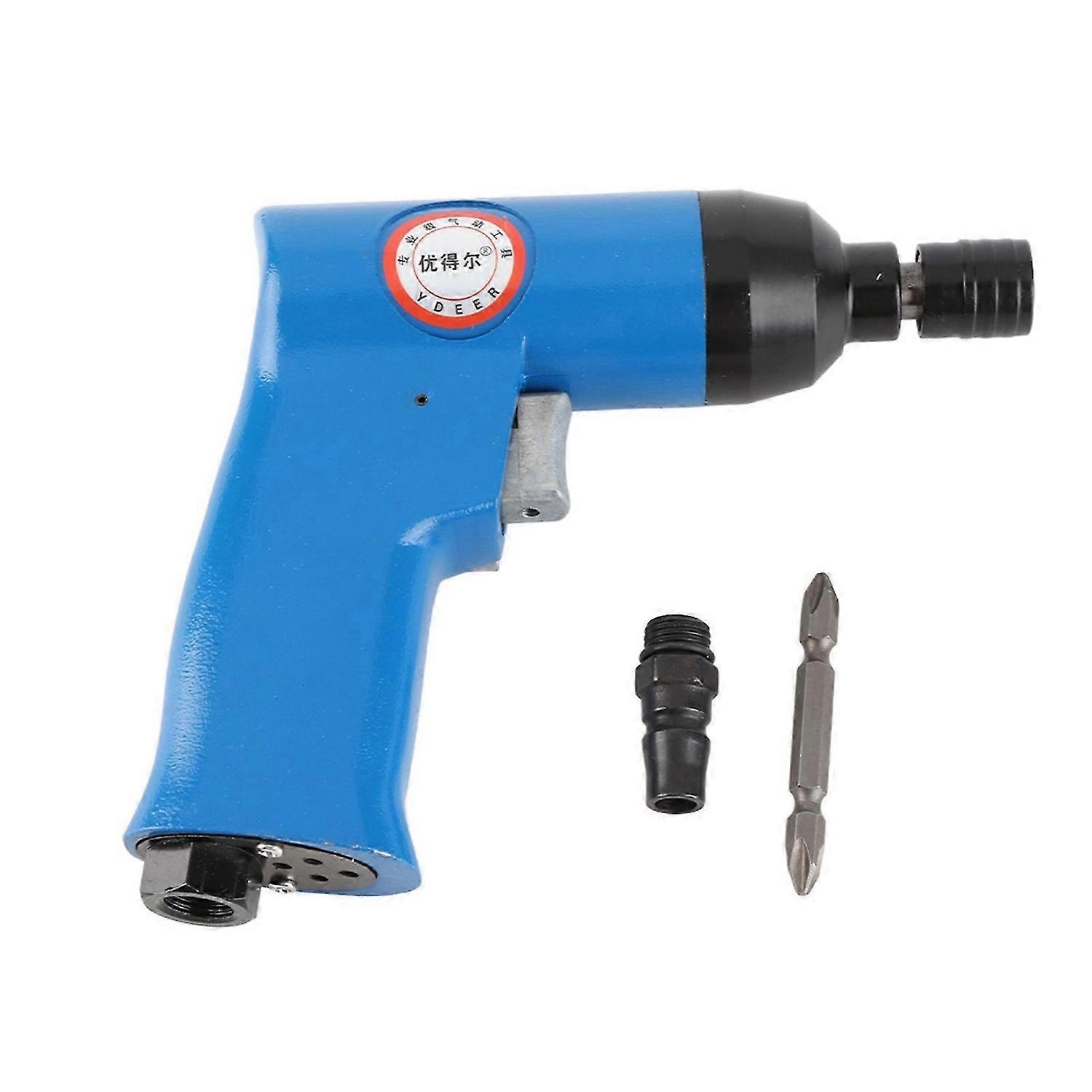 1/4' Pneumatic Air Screwdriver Tool Pistol Shape Clutch Grip Reversible Screwdriver 1000RPM