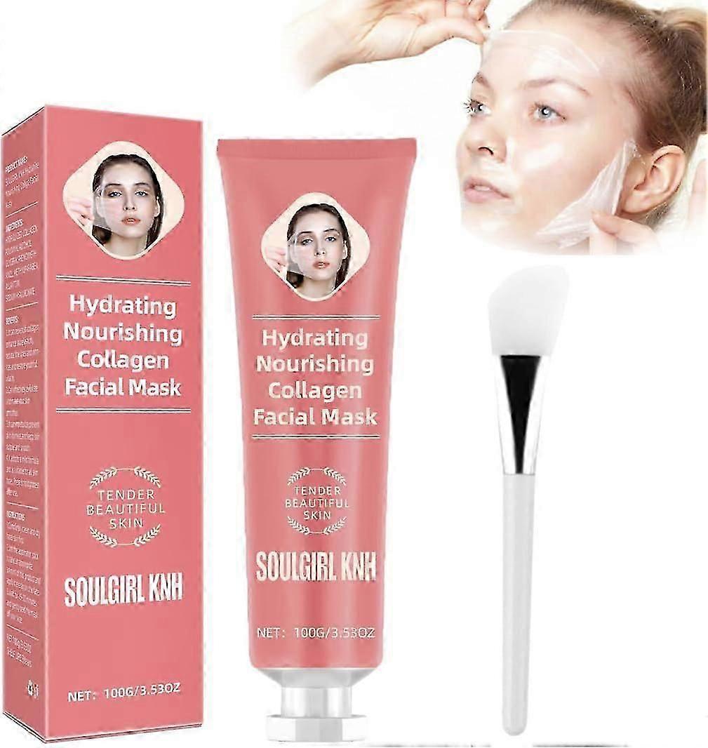コラーゲンオーバーナイトピールオフマスク、コラーゲンオーバーナイトラッピングマスク、コラーゲンリフティング&ファーミングマスク、スキー用ハイドレーティングナリッシングコラーゲンフェイシャルマスク