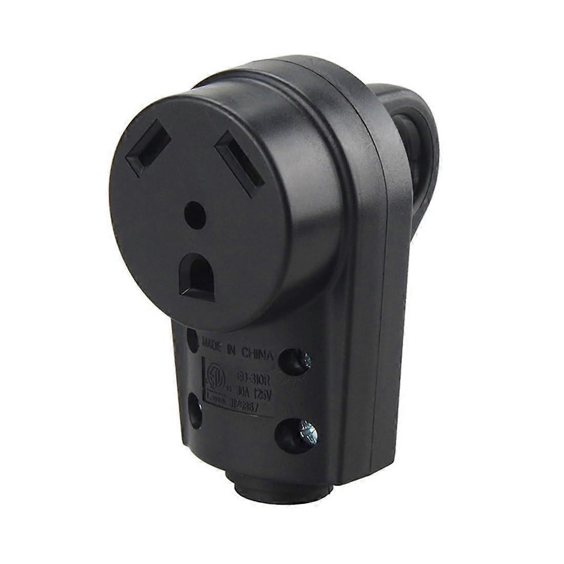 NEMA TT30R Motorhome Socket, 125V 30A 3P3W for RV, Trailer