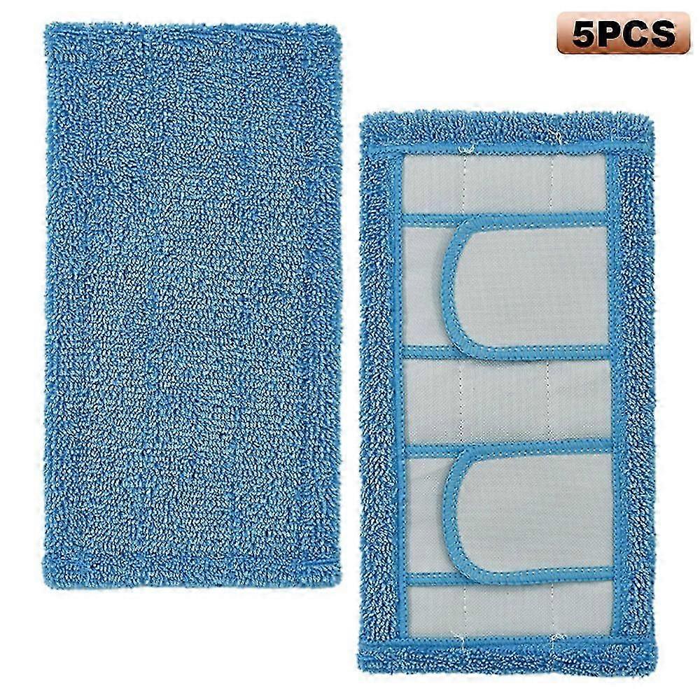 NL-046 5Pcs For Swiffer Sweeper Mop Pads Wet and Dry Replacement Reusable Cleaning Cloths