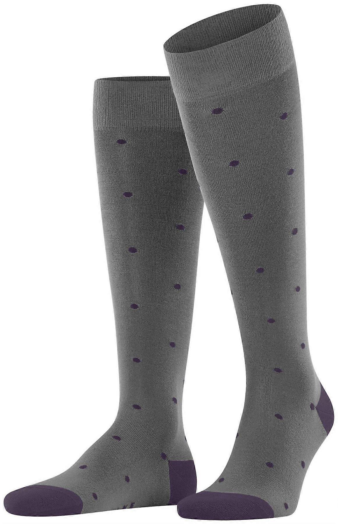 Falke Dot Knee-High Socks - Flannel Grey