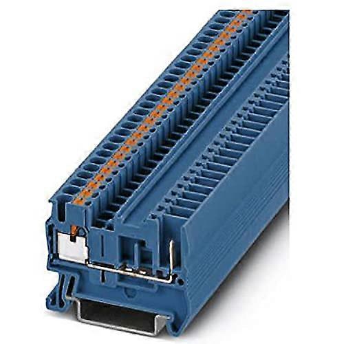 PT 2.5/1P BU FeedThrough Terminal Blue 500V 24A 2 Number of Connectors 0.14mm 4mm Cross Section (Pack of 50)