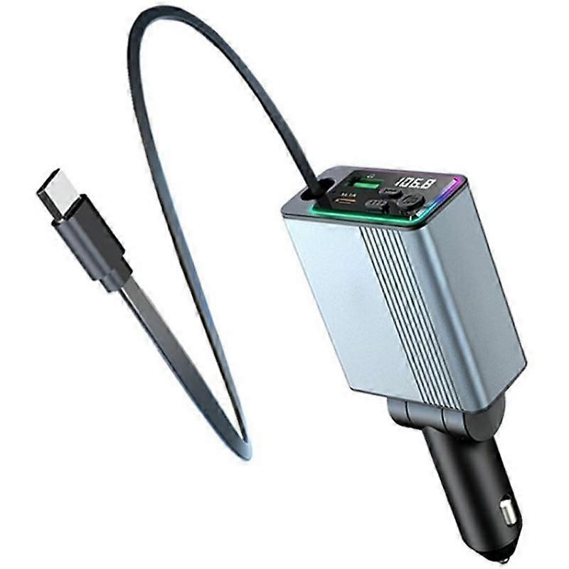 Car Charger FM Transmitter Fast Charging Adapter C77