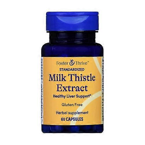 Foster And Thrive Standardized Milk Thistle Extract ,60 Count (Pack of 1)