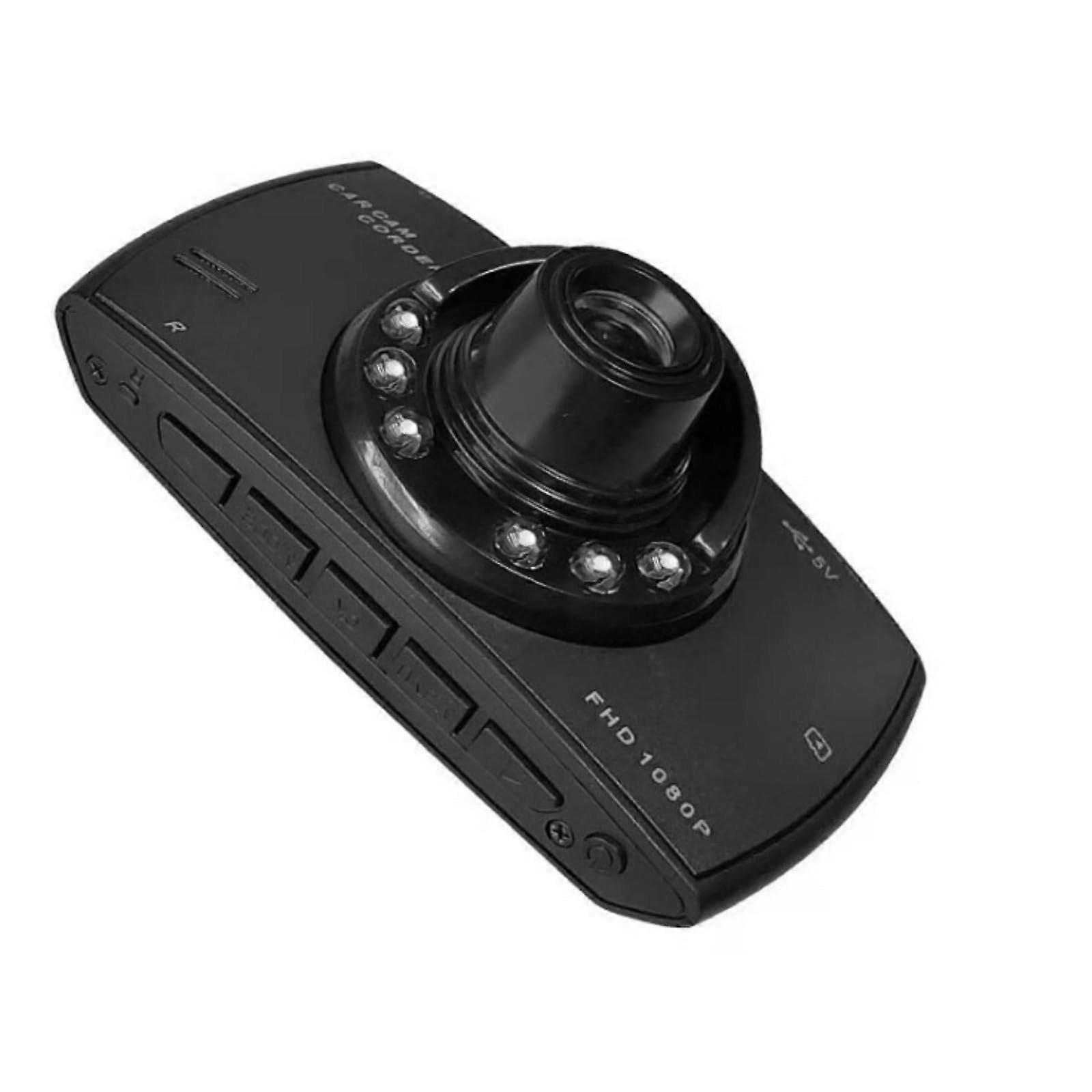 1080p Infrared Night Vision Car Dash Cam with 360° Rotatable Suction Mount for Enhanced Nighttime Driving