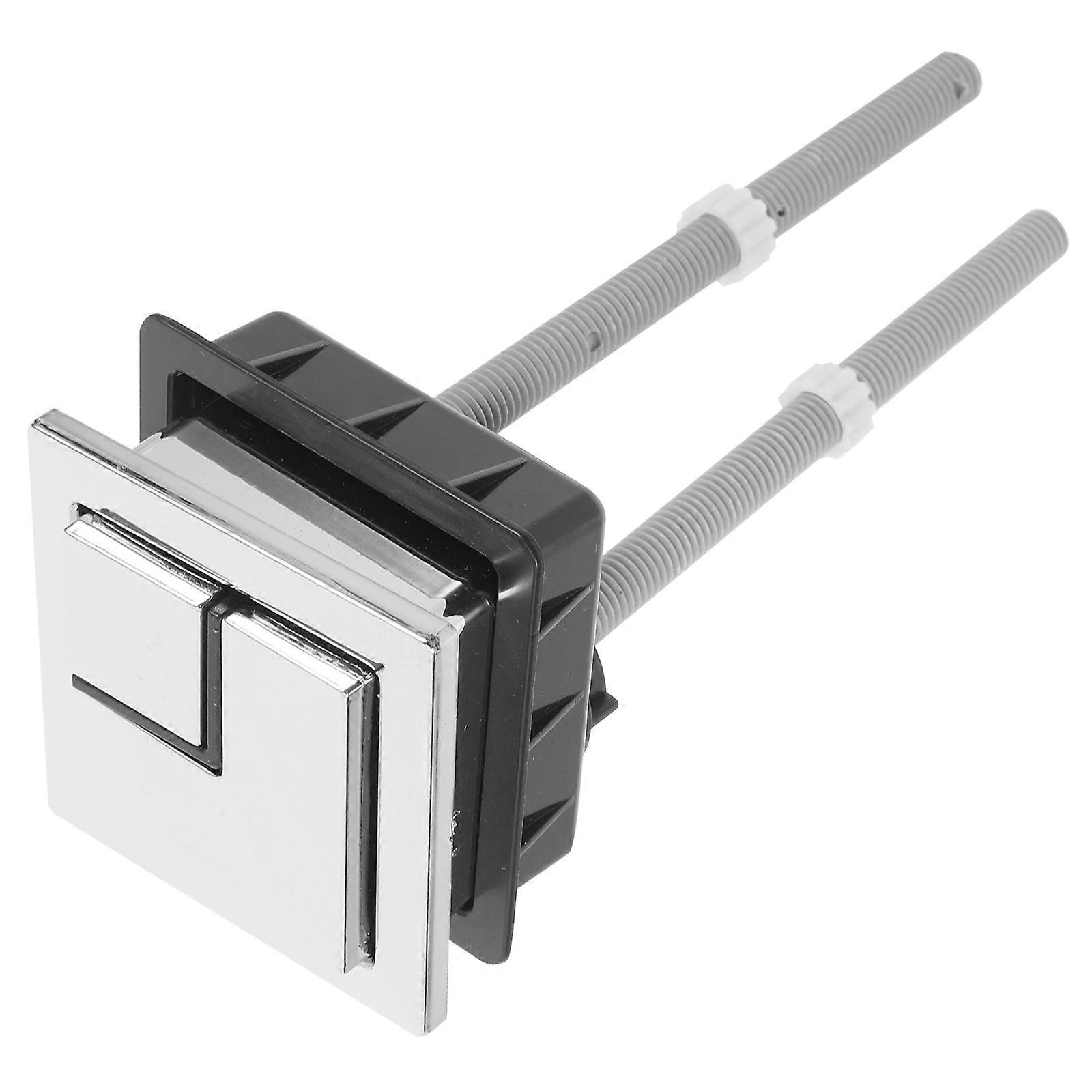 Chrome Plated Toilet Flush Button Replacement – Durable, Easy Installation Push Button for Modern Bathroom Design