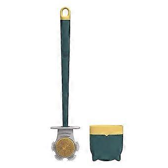 Toilet Brush Dual Color Double Sided Plastic with Detachable Handle Cat Claw