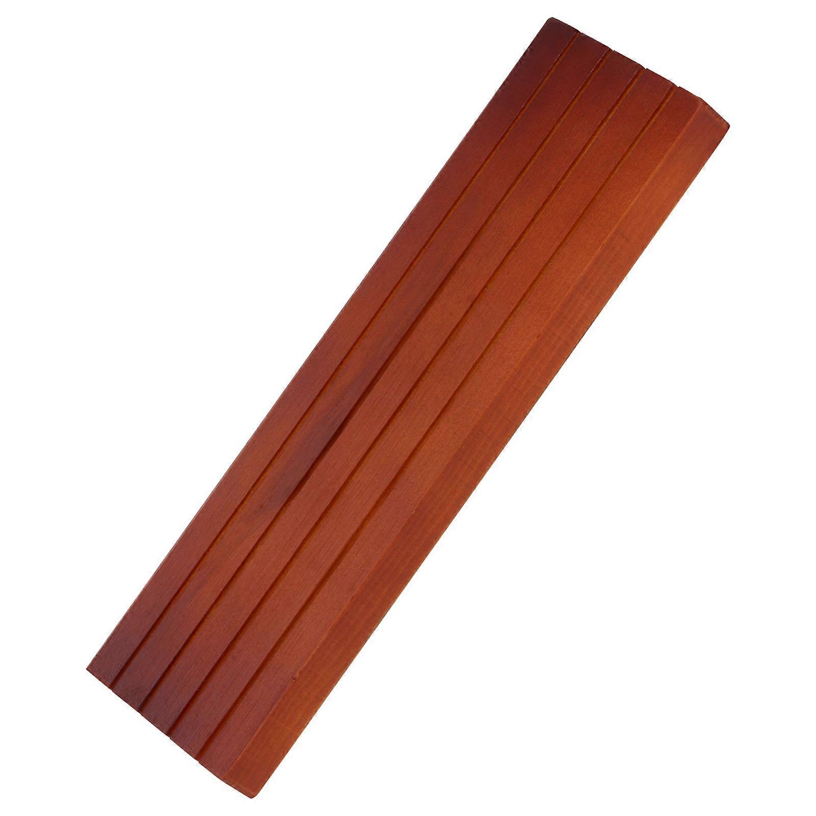 Dark Red Playing Cards Holder with Multilayer Design for Home Use Compact Size 4.5x3.2 Inches