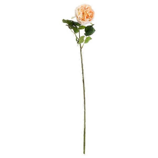 Hill Interiors Artificial Single Portland Rose, Size: One Size Butter One Size