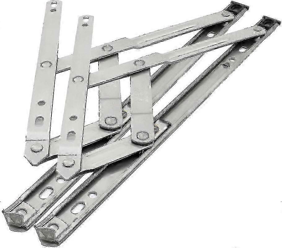 Window Hinge, Casement Window Hinge, Window Brace, Window Latch, Window Bracket, Friction Brace Hinge, Stainless Steel, Sus304, 12 Inch (1 Pair)