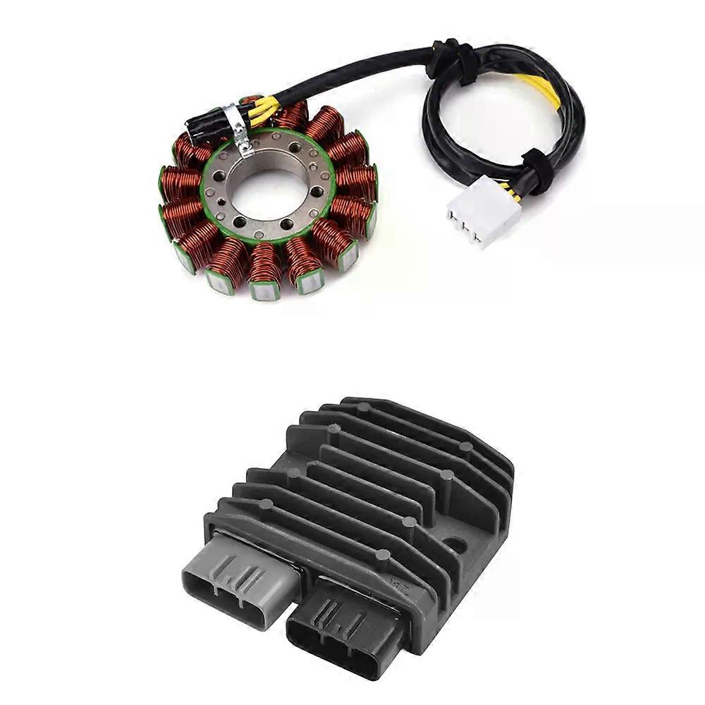 Stator Coil + Regulator Rectifier + Stator Cover Gasket For Kawasaki ZX1400 ZZR1400 ABS 2006 - 2017 / Ninja ZX-14 ZX-14R ABS SE