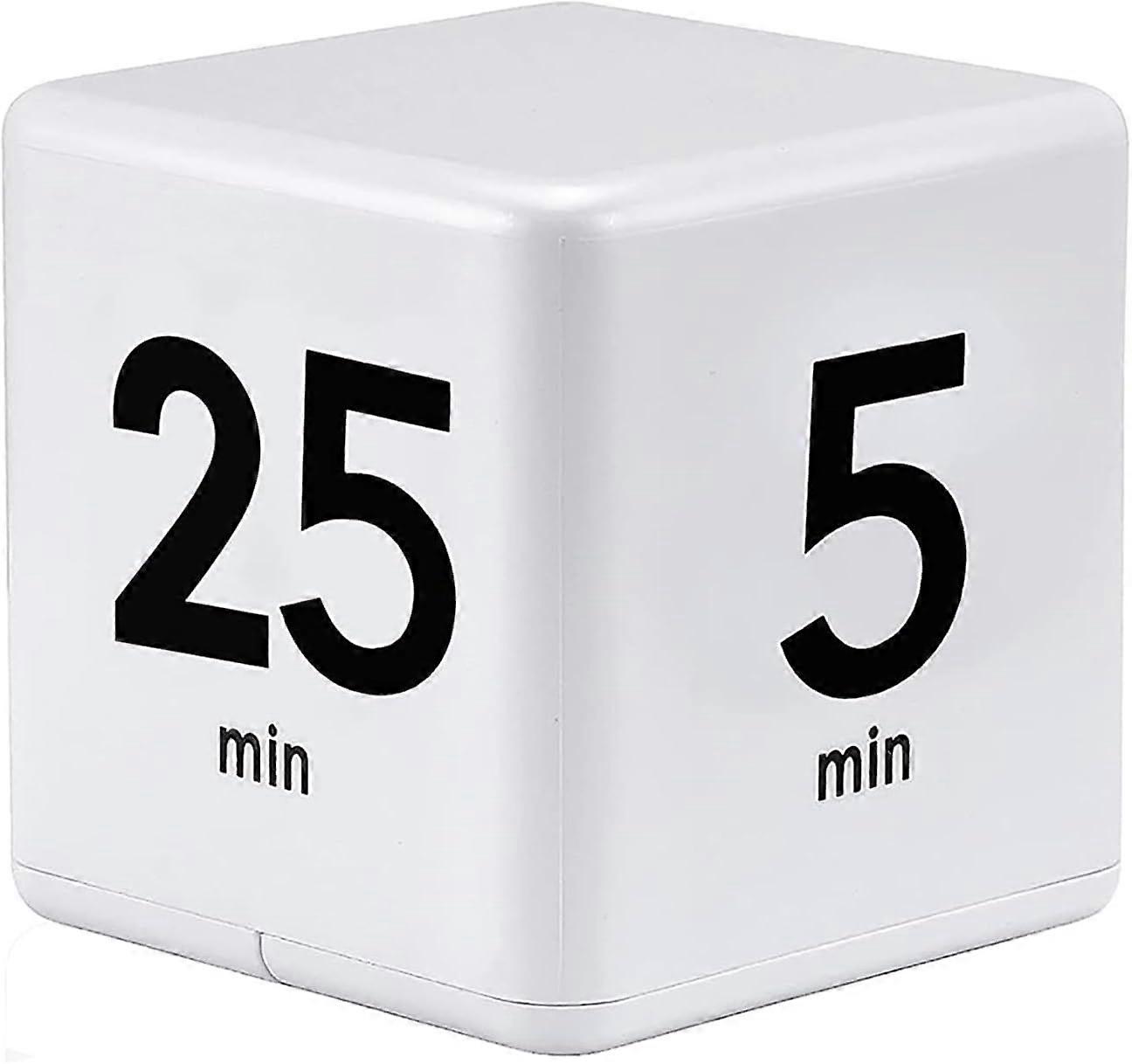 2025 Newest Cube Timer, Gravity Sensor Flip Timer for Study, Work, Game, Task