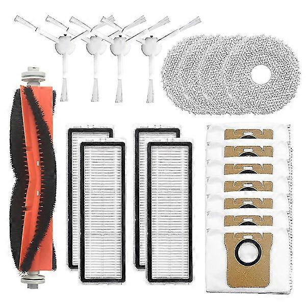 For Mijia sweeping robot main brush, side brush + filter + dust bag + mop.