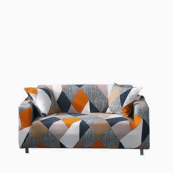 Double seat elastic sofa cover, dustproof, style 1