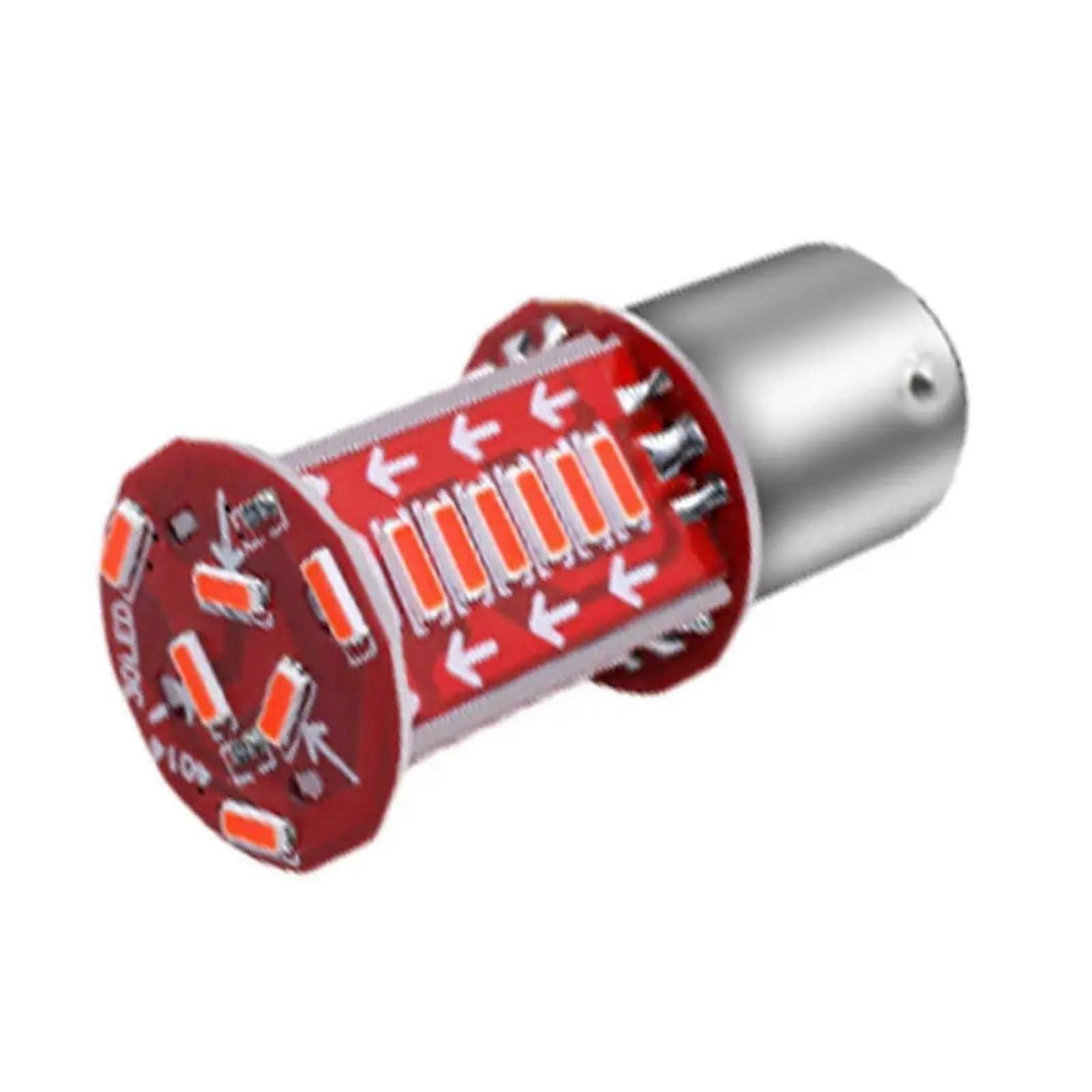 Stop Tail Light for Motorcycle - Red Multifunctional Brake Indicator Lamp, LED Stop Tail Light Bulb, Universal Fit