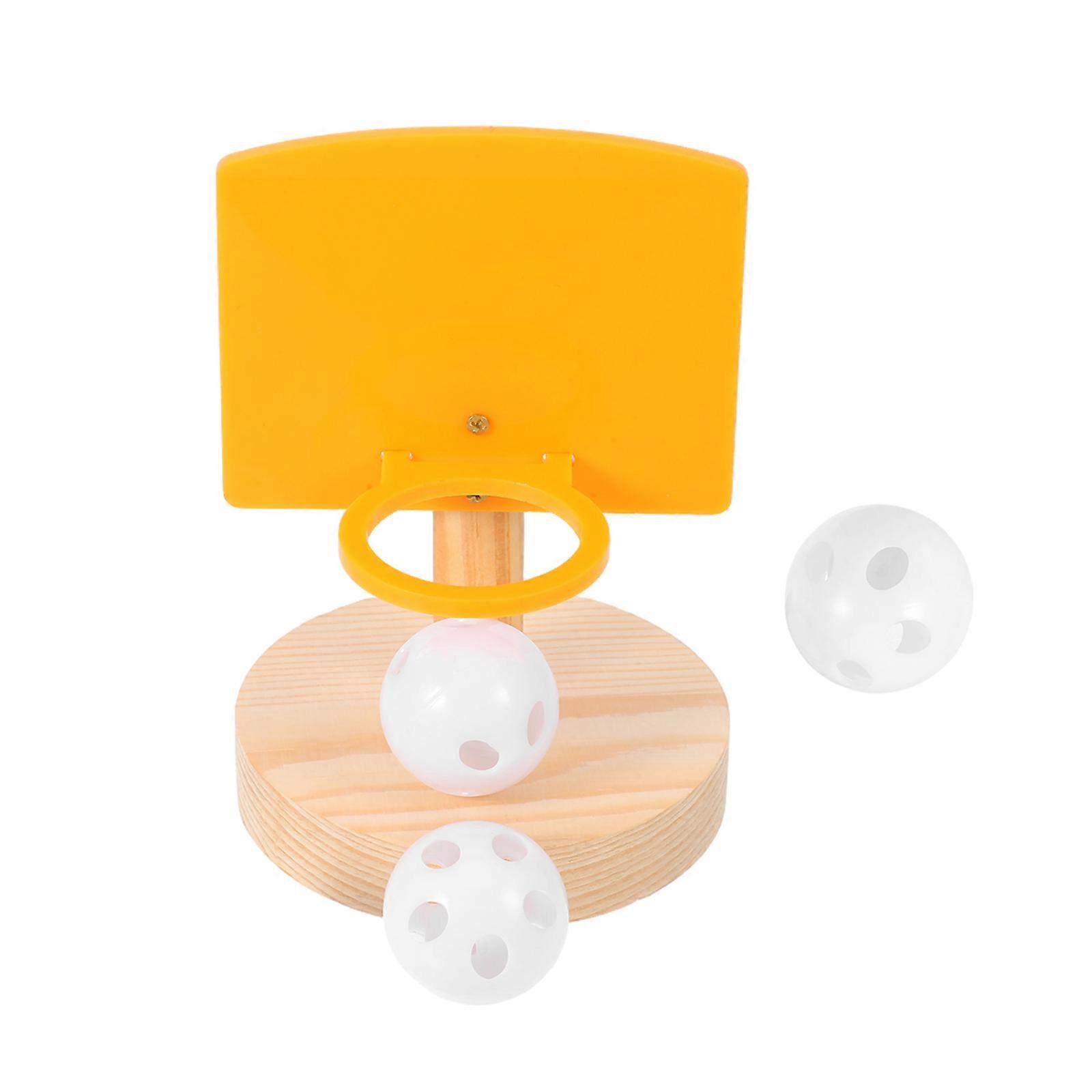Activity Toy For Parrots And Pet Birds Indoor Play Assorted Color Basketball Shape 1Set