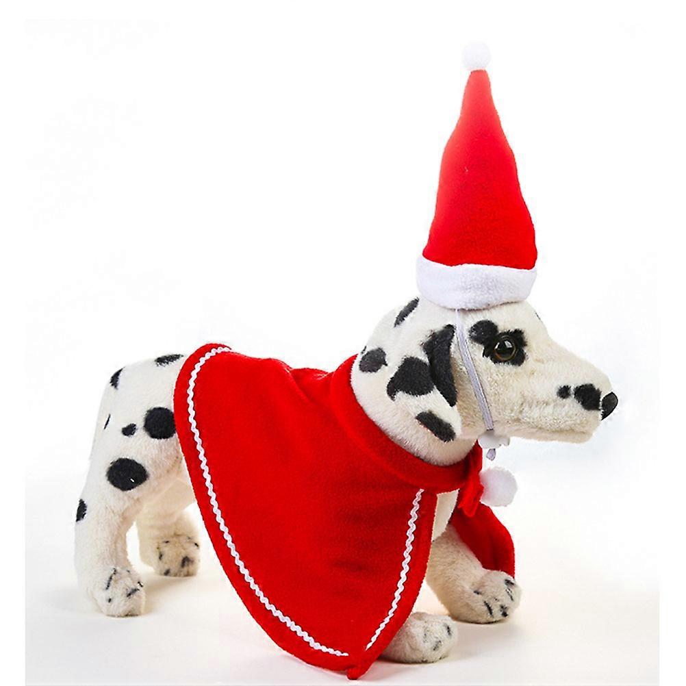 Puppy Dog Cape Suit For Christmas Photo Taking And Jogging With Assorted Color Design 1 Set Comfortable Durable