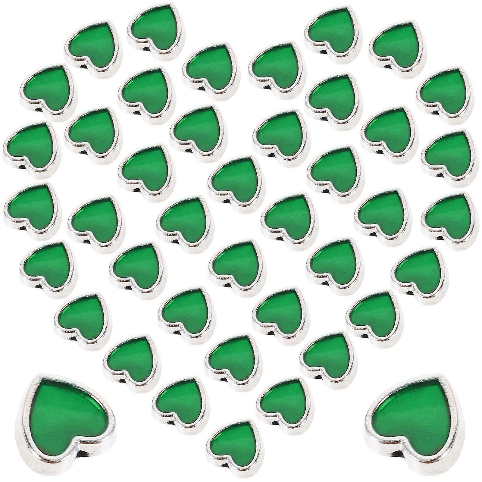 Blue Alloy Beads for Jewelry Making Durable Craft Supplies with Hole Design 100pcs