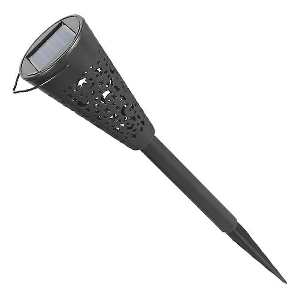 Solar Yard Light Garden Light for Outdoor Use Black ABS Material