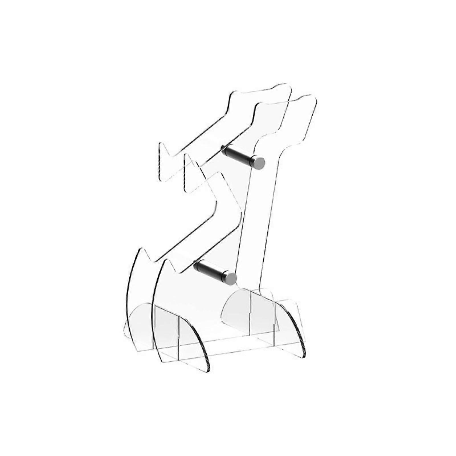 Multifunctional Display Stand Organizer for Desk, Acrylic Holder for Controllers, Headphones, Gamepad, Clear