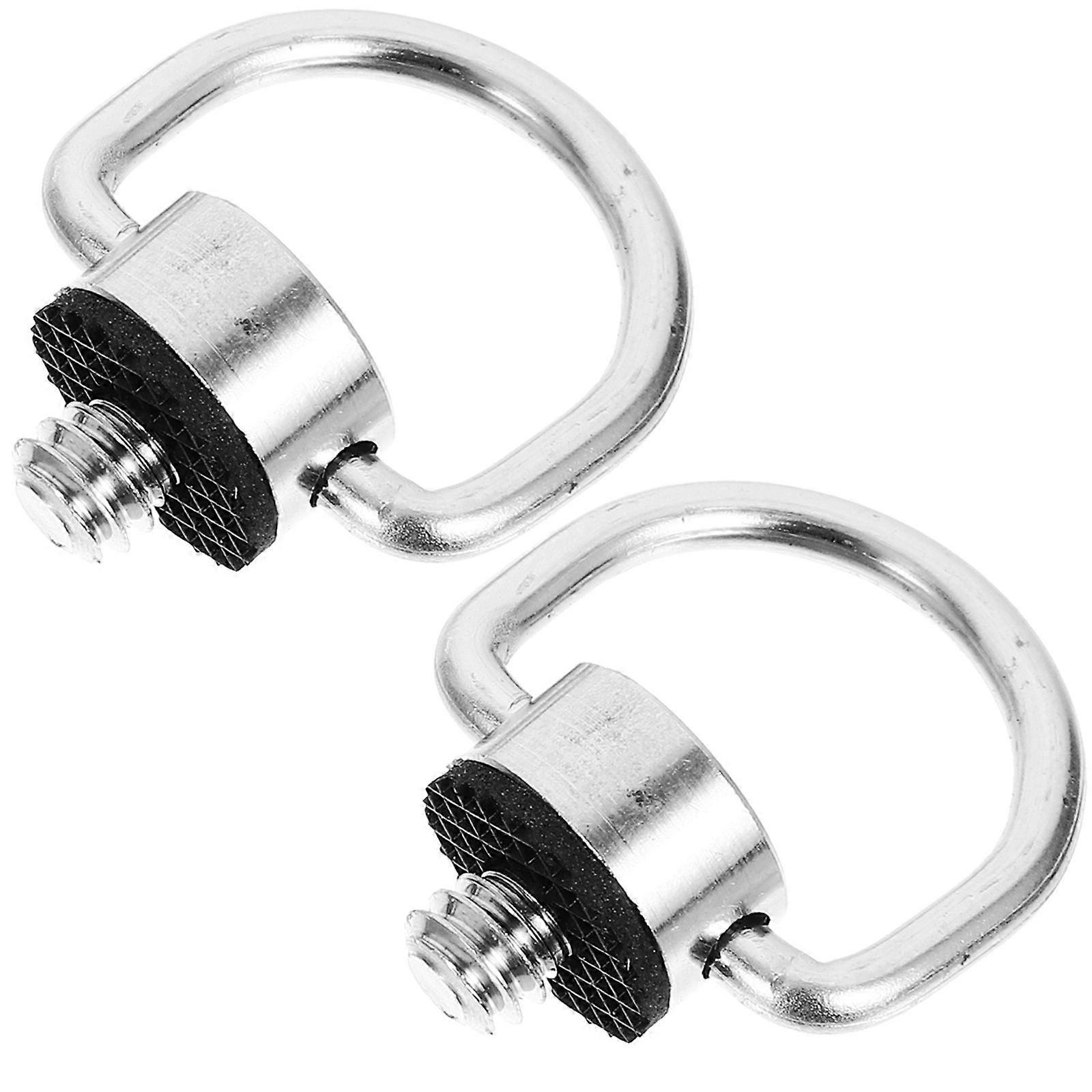 2pcs Tripod Screw Tripod Plate Screw 1/4-20 Ring Mounting Bracket Tripod Accessory