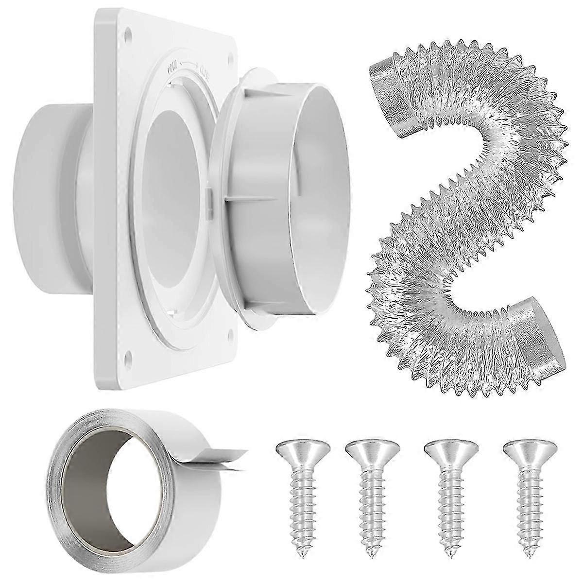 Dryer Vent Connector, Twist Lock Dryer Hose Vent Kit