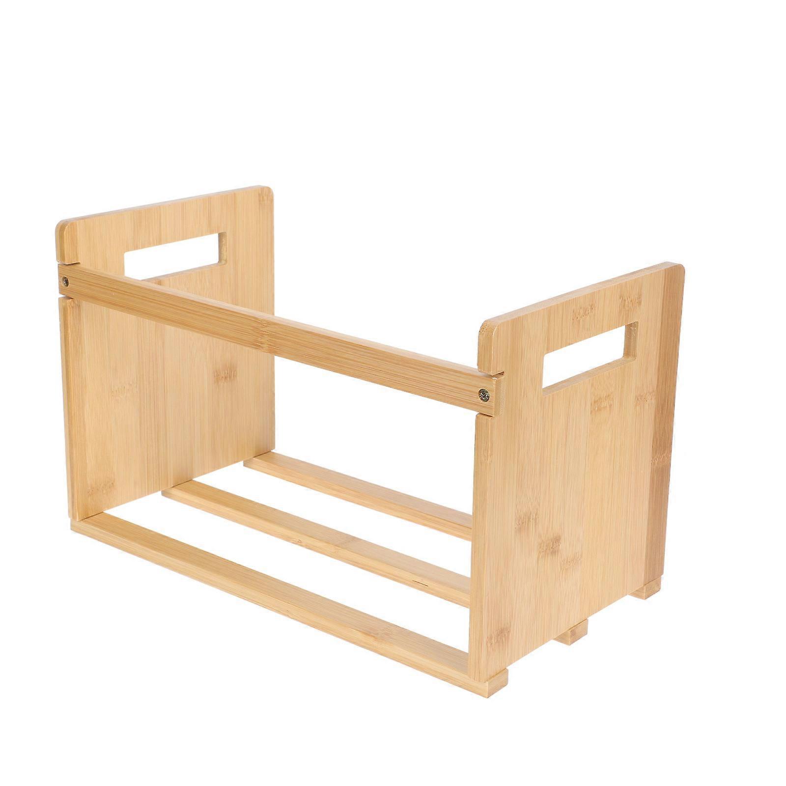 Wooden Desktop Bookshelf, Combine Functionality with Aesthetic Appeal, Reliable Choice
