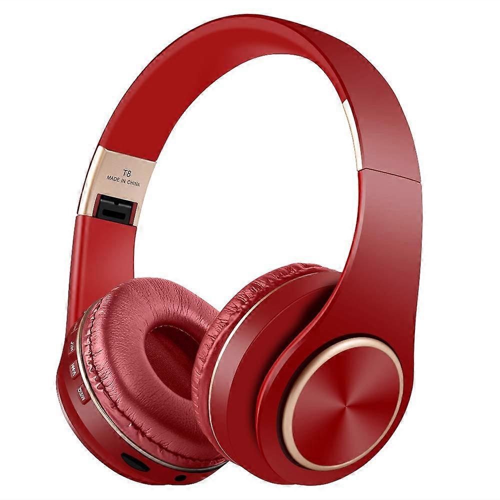 CYT-3 Gaming Headphones with Microphone, 360° Surround Sound, Active Noise Cancelling, Deep Bass for PC, Laptop, Tablet, Mobile - Red