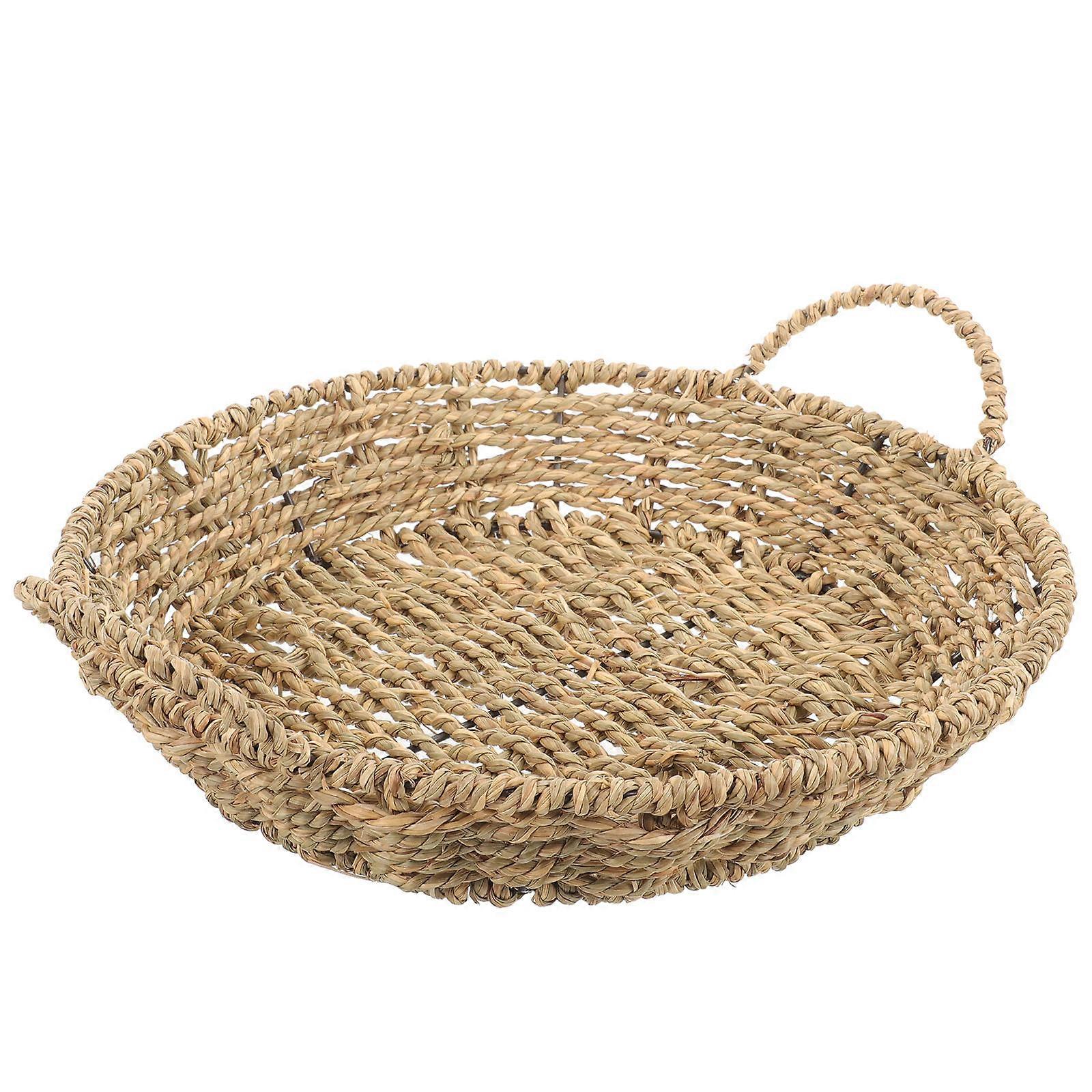 Hand Woven Bamboo Hot Pan Holder Heat Resistant Woven Trivet For Kitchen Home Restaurant Protective Pot Holder