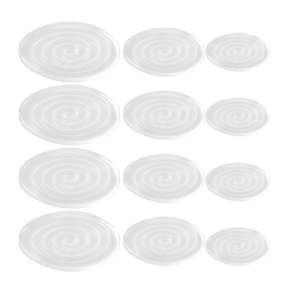 12pcs Wear Resistant Skid Proof Furniture Leg Pads, Multi Function Couch Stoppers for Chairs, Tables and Sofas, Noise Reduction Floor Protection with
