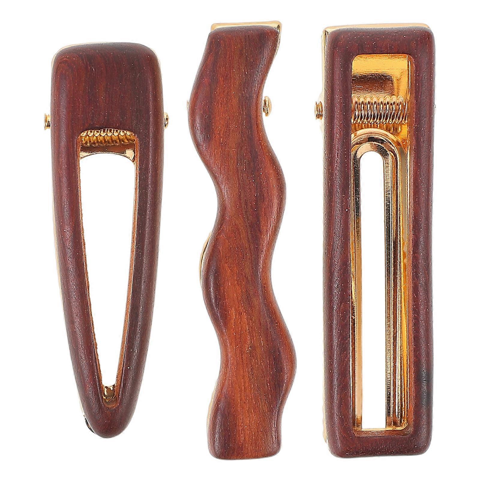 Here's a refined and professional product description based on the title you provided:
**3pcs Hair Clips Lightweight Duckbill Barrettes with