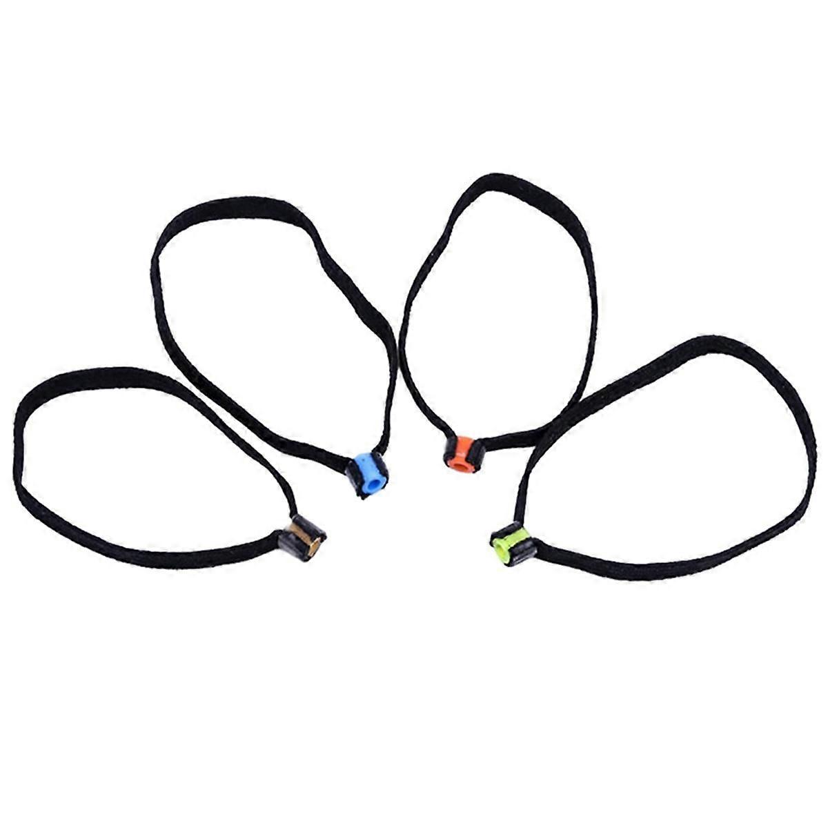 4Pcs Fly Fishing Tippet Elastic Fishing Tippet Spool Rings Fishing Wire Leader Tackle Tool Replacement Fishing Line