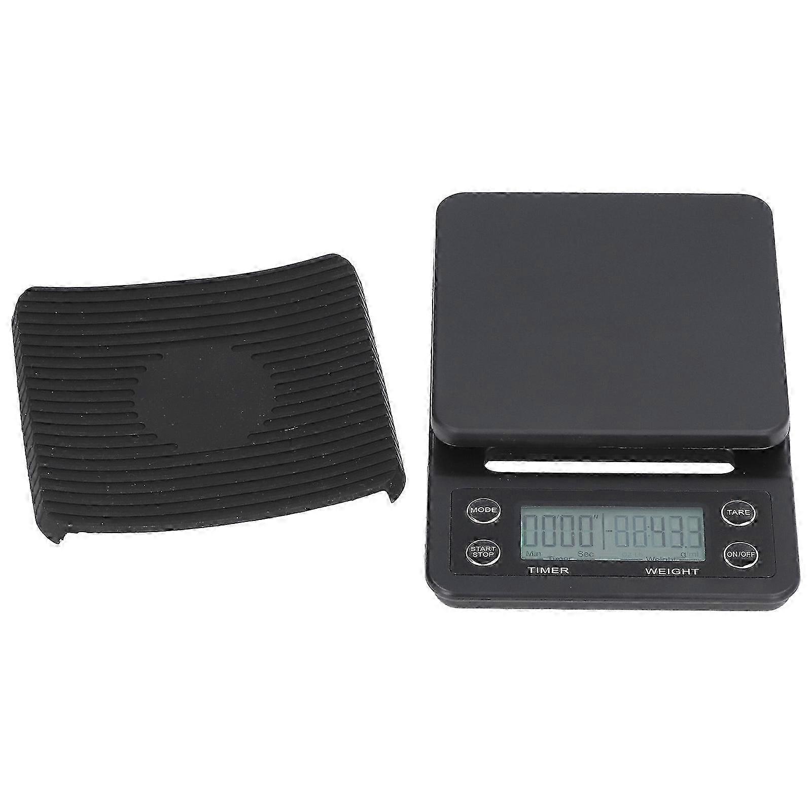 Digital Coffee Scale High Accuracy LED HD Display ABS Material More Convenient Weigh Kitchen Accessory