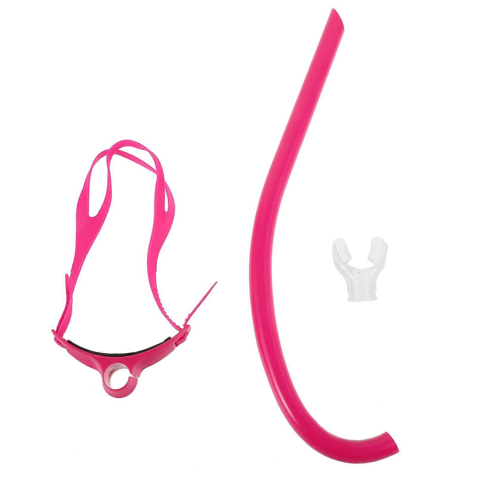 1 Set Front Snorkel For Lap Swimming Adults Swim Snorkel For Enhance Your Swim Training Comfortable Snorkel Gear For Pool And Open Water Use