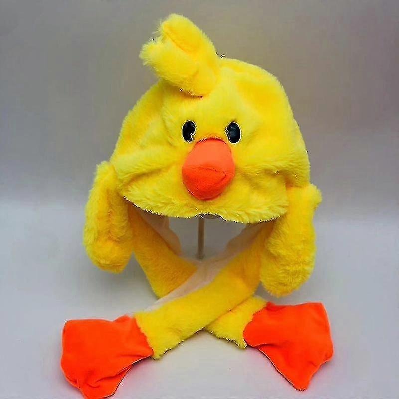 Plush Rabbit Ear Hat, Soft and Moveable, for Girls
