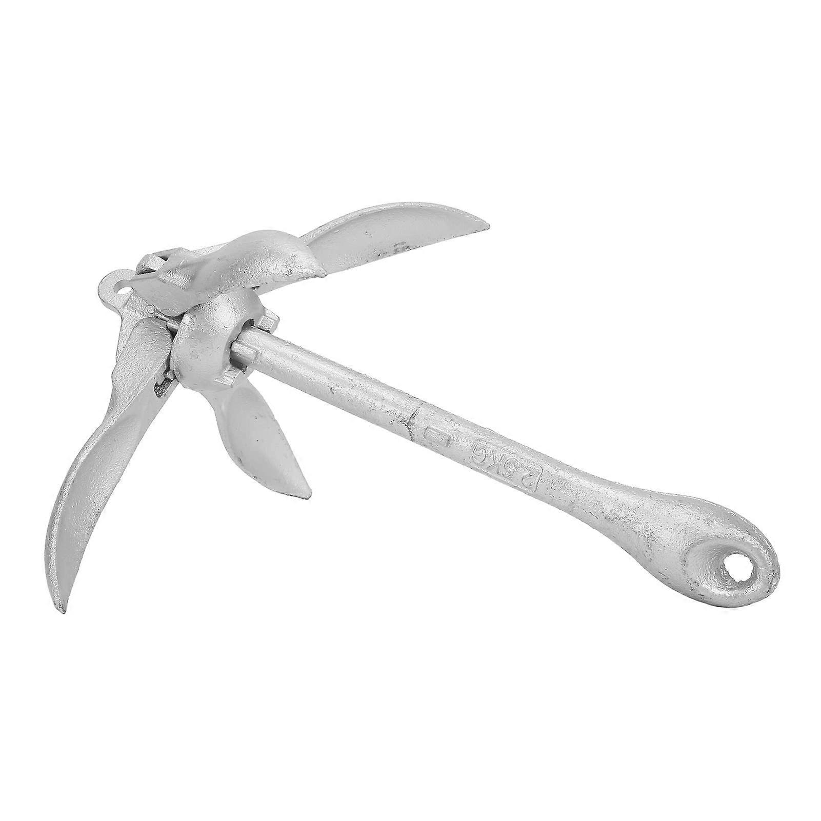 Foldable Anchor, Mini Carbon Steel Folding Grapnel Corrosion Resistant for Kayaks