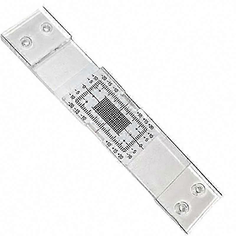 Crack Width Gauge Tool, 1Pcs Acrylic Crack Measurement Ruler for Monitoring Wall & Concrete Cracks