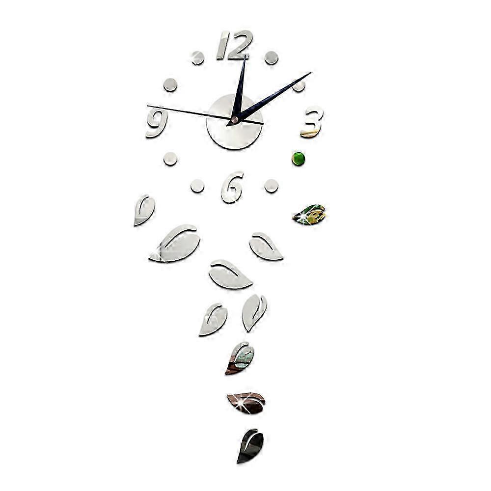 Acrylic Creative Home Decoration Sticking Wall Clock