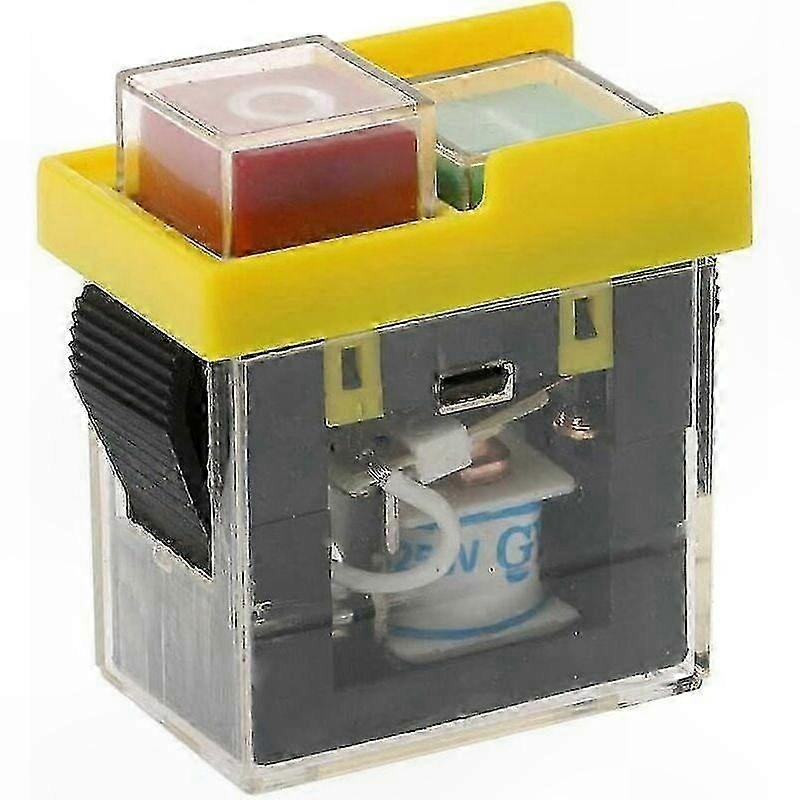 Waterproof Push Button Switch for Bench Drill Press, Durable On Off Control for Safe Use in Tough Conditions