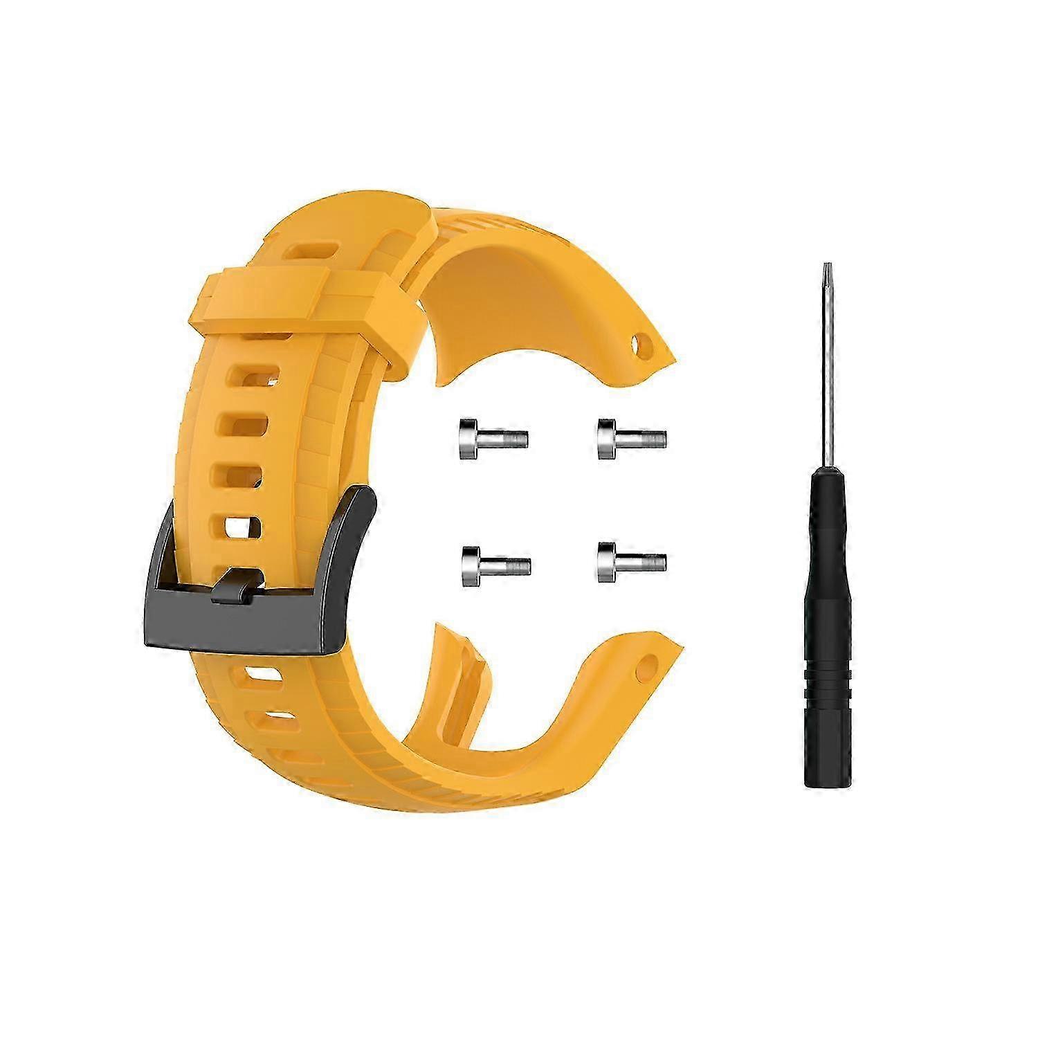 Watchband for Suunto 5 - soft silicone strap with secure clasp