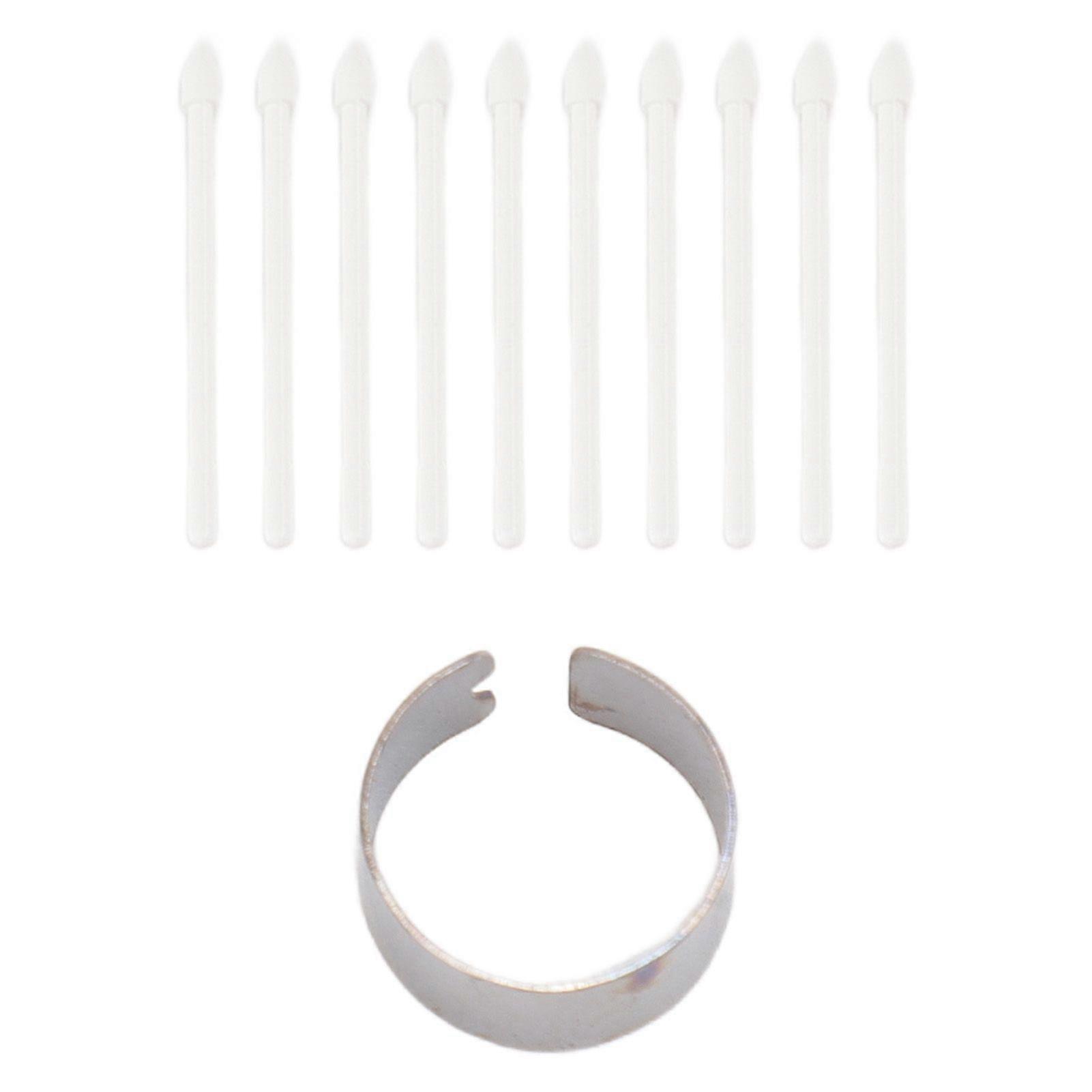 10PCS EMR Digital Pen Tips ABS Touch Screen Pen Nibs Replacement for Remarkable 1 2 for King Write MR05 White