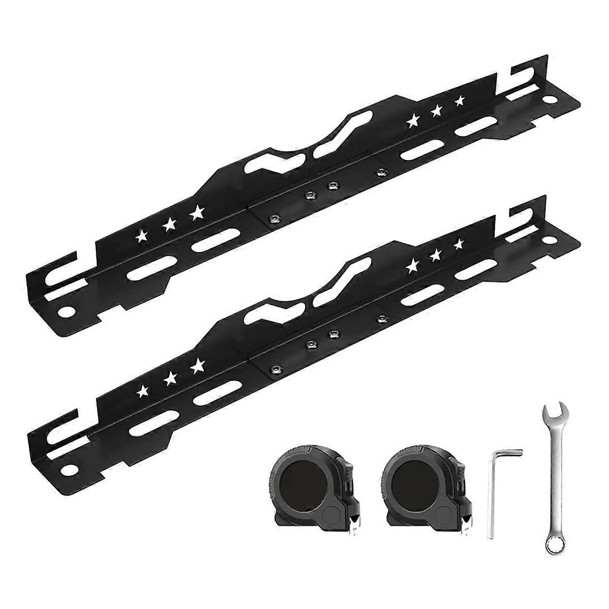 Wheel Alignment Tool with 2 Measuring Tapes, Automotive Toe Alignment for Home Use, Camber Alignment