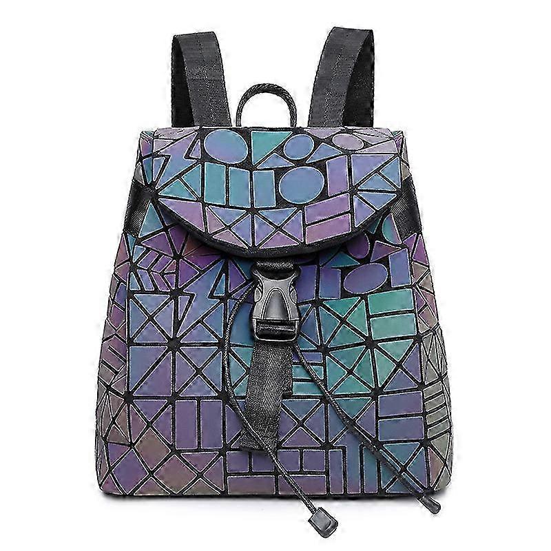 Geometric Luminous Backpack Flash Holographic Reflectiv