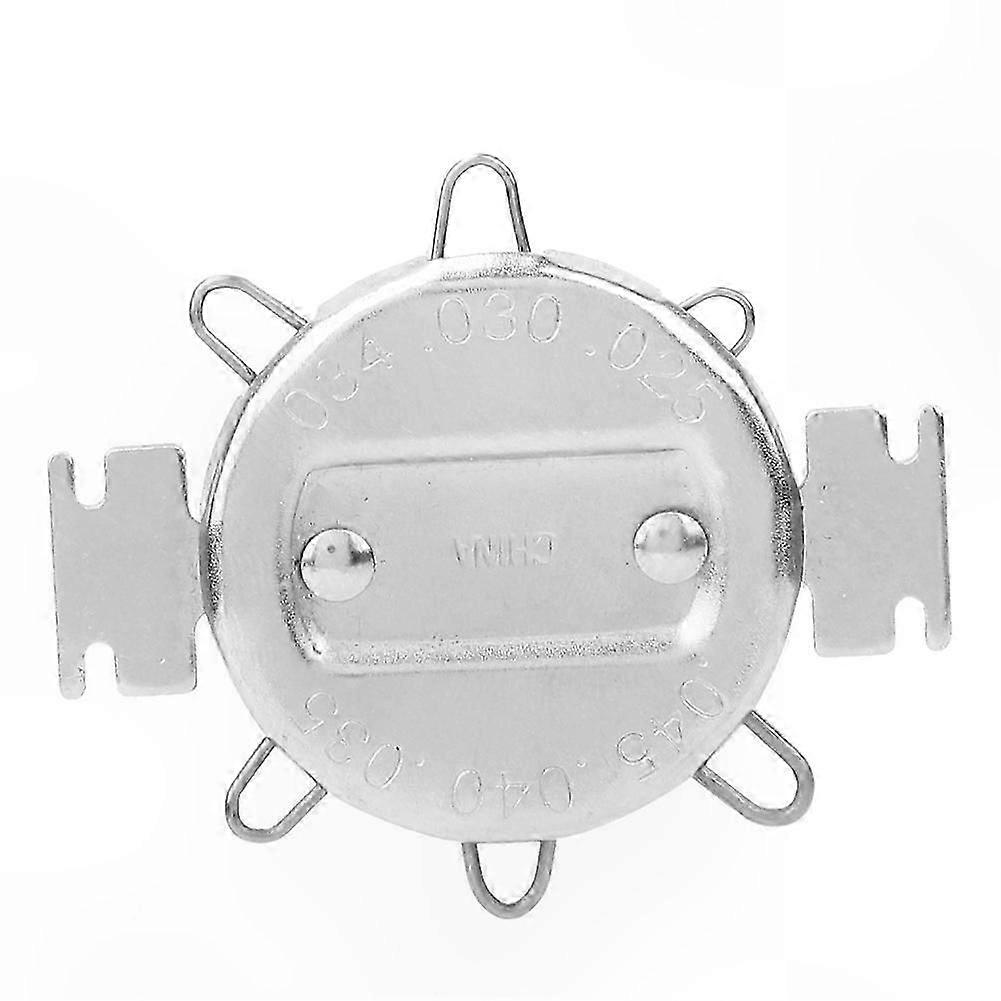 Metric & Inch Spark Plug Gap Tool for Adjustment and Measurement