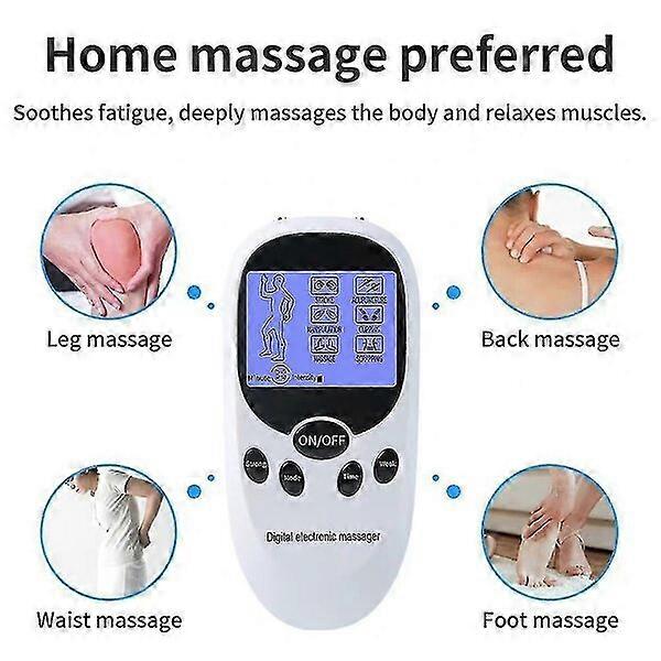 Muscle stimulation massager with high-definition large screen, portable and lightweight