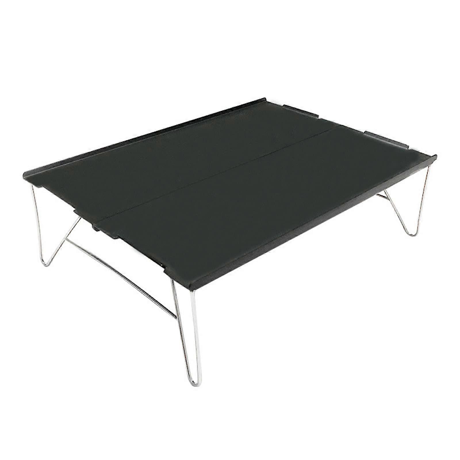 Portable Folding Camping Table Aluminum Waterproof Travel-Size Compact Foldable Outdoor Side Table For Picnics