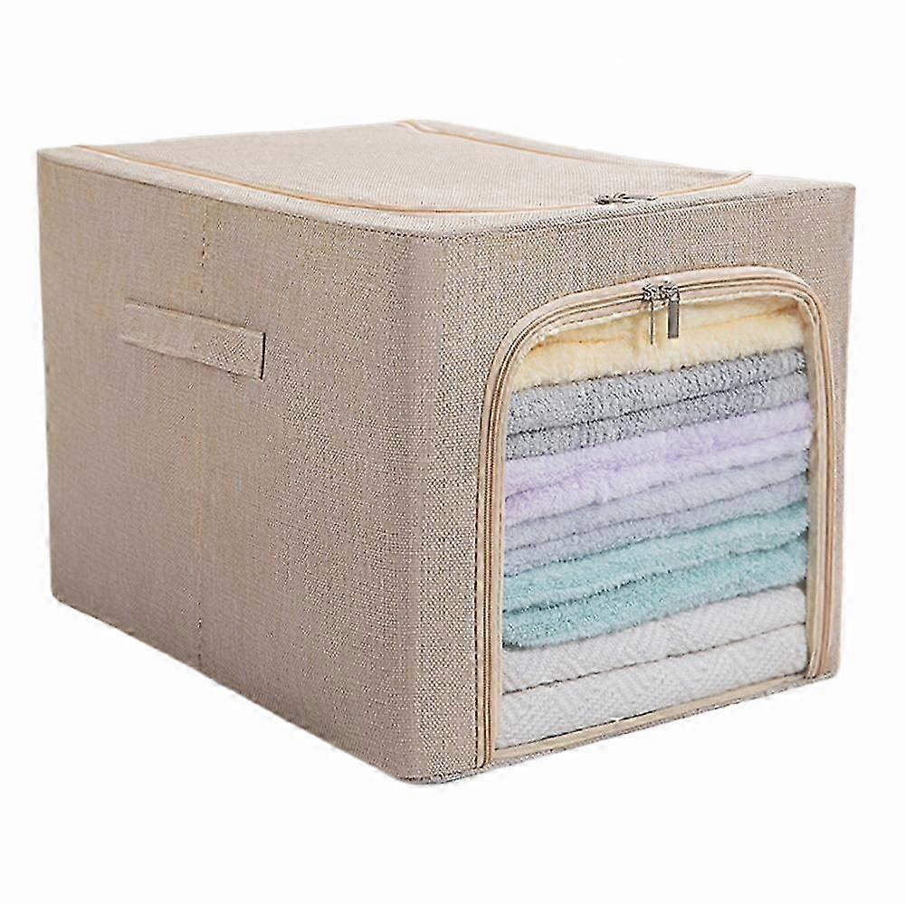 Clothes Storage Bins With Metal Frame, Stackable Storage Box 2025