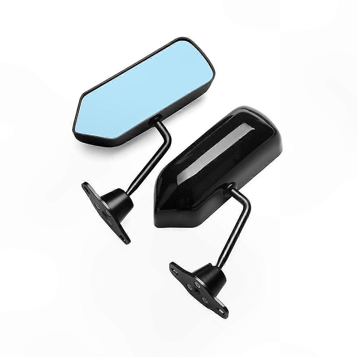 Vintage Style Rearview Mirror with Blue Tint for Reversing and F1 Enthusiasts